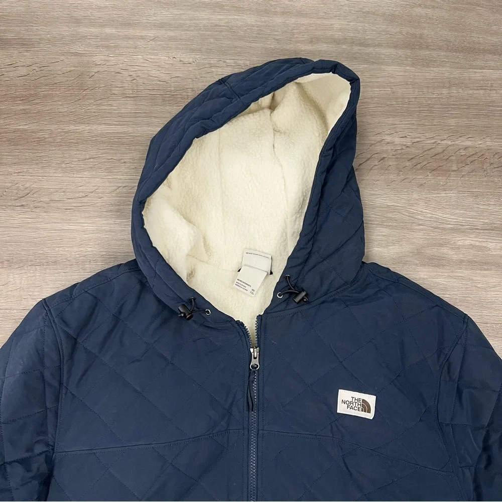 The North Face Cuchillo Insulated Hooded Jacket Color Blue Men's Size XXL